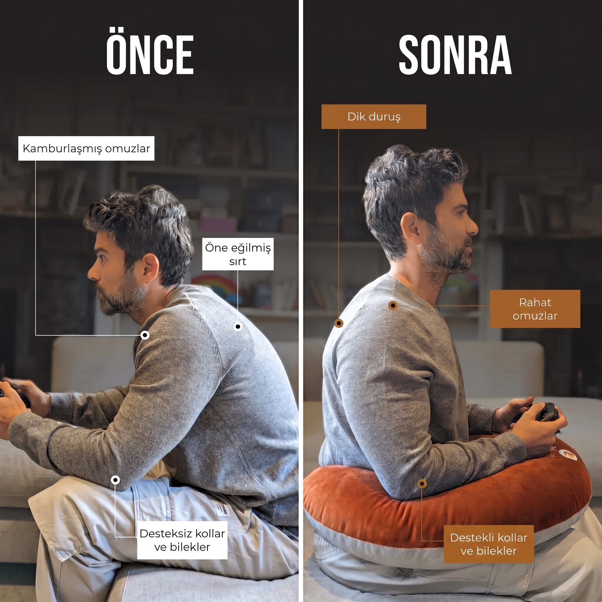 BuBiGame Fonksiyonlu Yastık